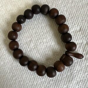 3 for $20 NWOT Unisex Brown Wooden Bead Bracelet